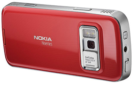 Nokia N79, вид сзади