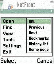 NetFront Web Browser 3.0