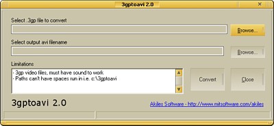 3gpToAvi v. 2.0