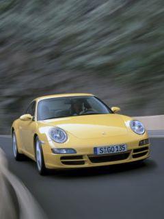 Желтый порше 997 Желтый порше 997