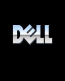Хромированный Dell логотип