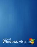 Логотип Windows Виста на синем фоне