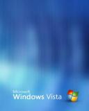 Логотип Windows Виста на синем фоне