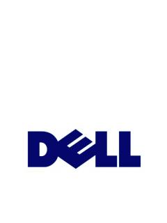 Синий Dell логотип на белом фоне
