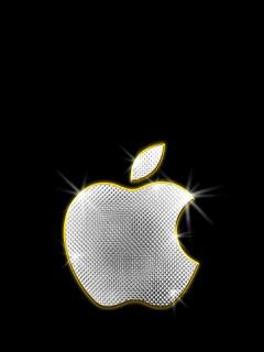 Блестящий лого Apple Блестящий лого Apple