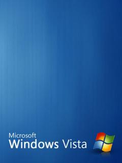 Логотип Windows Виста на синем фоне