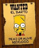 Simpson - Wanted El Barto