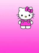 Hello Kitty на розовом фоне