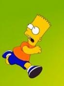 Simpson - running Bart