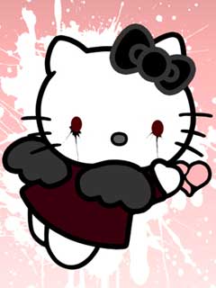 Hello Kitty темный ангел Hello Kitty темный ангел