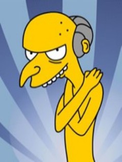 Simpson - Mr. Burns Naked