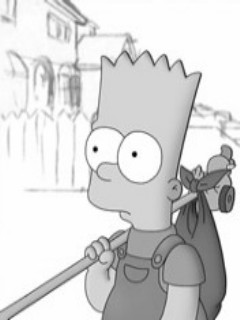 Simpson - Bart traveller