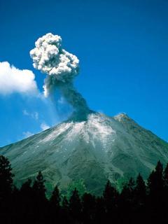 Вулканический взрыв
